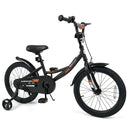 12/14/16/18 Inches Kids Bike with Removable Training Wheels and Adjustable Seatfor 3-8 Years Old Black by LJGDeals