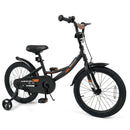 12/14/16/18 Inches Kids Bike with Removable Training Wheels and Adjustable Seatfor 3-8 Years Old Black