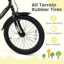 12/14/16/18 Inches Kids Bike with Removable Training Wheels and Adjustable Seatfor 3-8 Years Old Black by LJGDeals