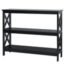 3-Tier Console X-Design Sofa Side Accent Table by LJGDeals