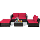 5 Pieces Patio Rattan by LJGDeals