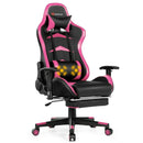 Massage Gaming Chair with Footrest by LJGDeals