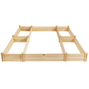 U-Shaped Wooden Garden Raised Bed for Backyard and Patio by LJGDeals