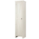 Linen Tower Bathroom Storage Cabinet Tall Slim Side Organizer with Shelf by LJGDeals