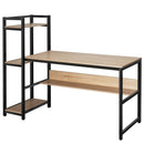 59-Inch Computer Desk Home Office Workstation 4-Tier Storage Shelves by LJGDeals