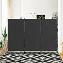 6 Feet 3 Panel Room Divider with Durable Hinges Steel Base by LJGDeals