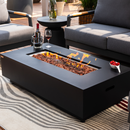 Propane Fire Pit Table Outdoor 50,000 BTU Firepits for Outside CSA Certified