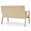 Modern Fabric Loveseat Sofa Couch Upholstered 2-Seat Armchair by LJGDeals