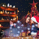 Outdoor Waterproof Christmas Snowflake LED Projector Lights with Remote Control by LJGDeals