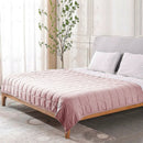 10lbs 3 Pieces Heavy Weighted Duvet Blanket-Pink by LJGDeals