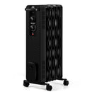 1500 W Oil-Filled Heater Portable Radiator Space Heater with Adjustable Thermostat by LJGDeals