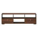 TV Stand Entertainment Media Center Console for TV's up to 60 Inch with Drawers Walnut by LJGDeals
