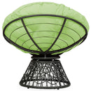 Rattan Papasan Chair Ergonomic 360-degree Swivel Soft Cushion Garden by LJGDeals