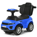 3 In 1 Ride on Push Car Toddler Stroller Sliding Car with Music-Blue by LJGDeals