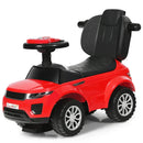 3 In 1 Ride on Push Car Toddler Stroller Sliding Car with Music-Blue by LJGDeals