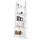 5-Tier Wall-leaning Ladder Shelf Display Rack for Plants and Books by LJGDeals
