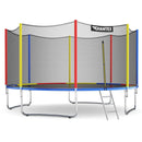14 Feet Trampoline with Safety Enclosure Net and Ladder Outdoor for Kids Adults by LJGDeals
