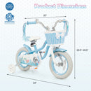 Kids Bike 12-20 Inch with Training Wheels & Basket