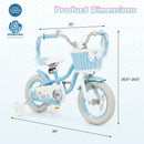 Kids Bike 12-20 Inch with Training Wheels & Basket by LJGDeals