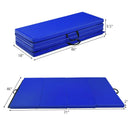 Gymnastics PU Mat Thick Folding Panel Gym Fitness Exercise-Navy by LJGDeals