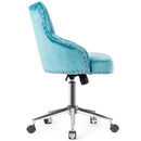 Tufted Upholstered Swivel Computer Desk Chair with Nailed Tri by LJGDeals