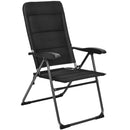 Set of 4 Patio Folding Chairs with Adjustable Backrest-Black by LJGDeals