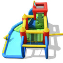 Inflatable Bouncer Bounce House with Water Slide Splash Pool without Blower by LJGDeals