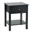 Nightstand End Table with Drawer and Shelf by DirectDeals