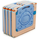 18-Panel Foldable Baby Playpen Kids Activity Center with Lockable Door