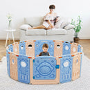 18-Panel Foldable Baby Playpen Kids Activity Center with Lockable Door by LJGDeals