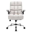 Adjustable Swivel Office Chair with High Back and Flip-up Arm for Home and Office by LJGDeals