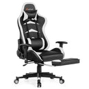 Massage Gaming Chair with Footrest by LJGDeals
