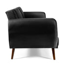 3 Seat Convertible Sofa Bed with Adjustable Backrest for Living Room by LJGDeals