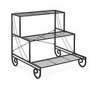 3 Tier Outdoor Metal Garden Planter Holder Shelf by LJGDeals