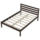 Full Size Bed frame Foundation with Solid Wooden Slat Suppor by DirectDeals