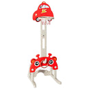 3-in-1 Basketball Hoop for Kids Adjustable Height Playset with Balls-Red by LJGDeals
