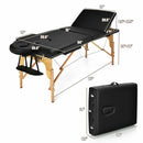 3 Fold Portable Adjustable Massage Table with Carry Case by LJGDeals