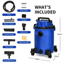 3 in 1 6.6 Gallon 4.8 Peak HP Wet Dry Vacuum Cleaner with Blower by LJGDeals