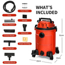 3 in 1 6.6 Gallon 4.8 Peak HP Wet Dry Vacuum Cleaner with Blower by LJGDeals