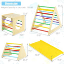 5 in 1 Kids Triangle Climber Play Gym Set with 2 Ramps by LJGDeals