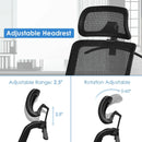 Height Adjustable Ergonomic High Back Mesh Office Chair with Hange by LJGDeals