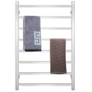 145W Electric Towel Warmer Wall Mounted Heated Drying Rack 8 Square Bars by LJGDeals