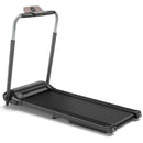 Compact Folding Treadmill with Touch Screen APP Control-Black by LJGDeals