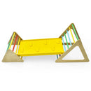 3 in 1 Wooden Set of 2 Triangle Climber with Ramp for Slid by LJGDeals