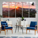 Mountain Sunrise Wall Art Canvas Print – Alpine Ridge