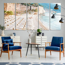 Beach Wall Art Canvas Print – Framed Coastal Seascape Summer