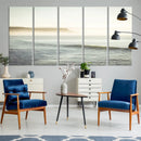 Coastal Cliffs Wall Art Canvas Print – Misty Ocean Seascape