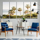 California Coast Palm Trees Wall Art Canvas Print – Framed by MyGreatCanvas | Canvas Wall Art Prints | Photo Prints & Wall Decor