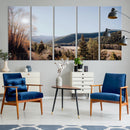Rustic Landscape Wall Art Canvas Print – Serene Valley Scene