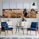 Western Wall Art Canvas Print – Framed Cowboy Cattle Drive by MyGreatCanvas | Canvas Wall Art Prints | Photo Prints & Wall Decor